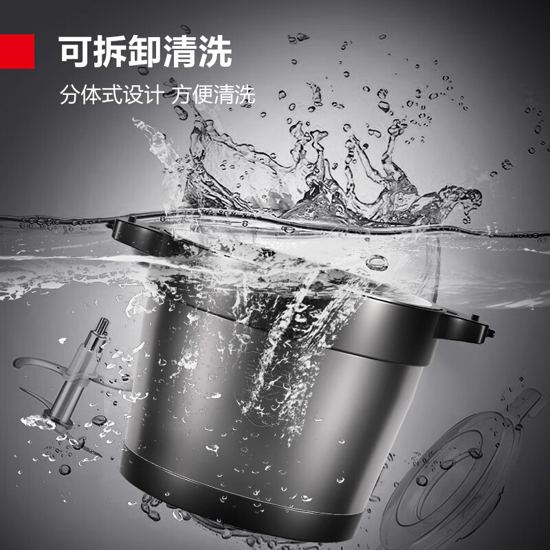 DEMASHI commercial meat grinder, household stainless steel meat grinder, multi-functional cooking machine, vegetable grinder, 6L stuffing grinder, minced meat grinder, JR-06 (shipped from Beijing warehouse)