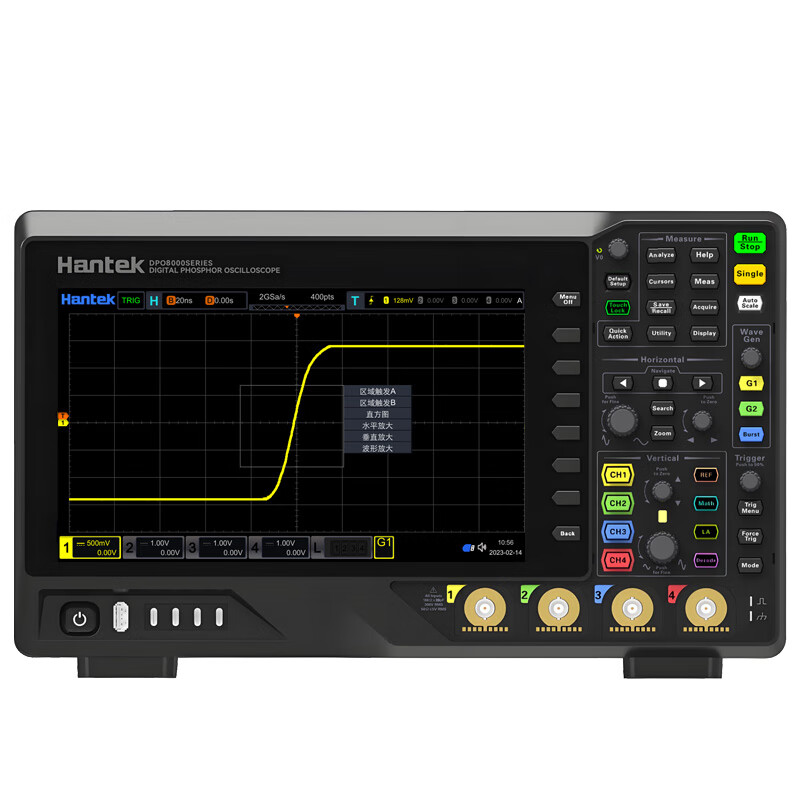 Hantek Hantek oscilloscope DPO8024C/8024E integrates 7 instruments spectrum signal source logic analyzer DPO8024C (200M+4CH+8G sampling rate)