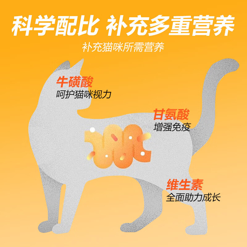 Parlmu cat snacks 120 pieces * 15g adult cats and kittens fresh meat cat wet food canned mix