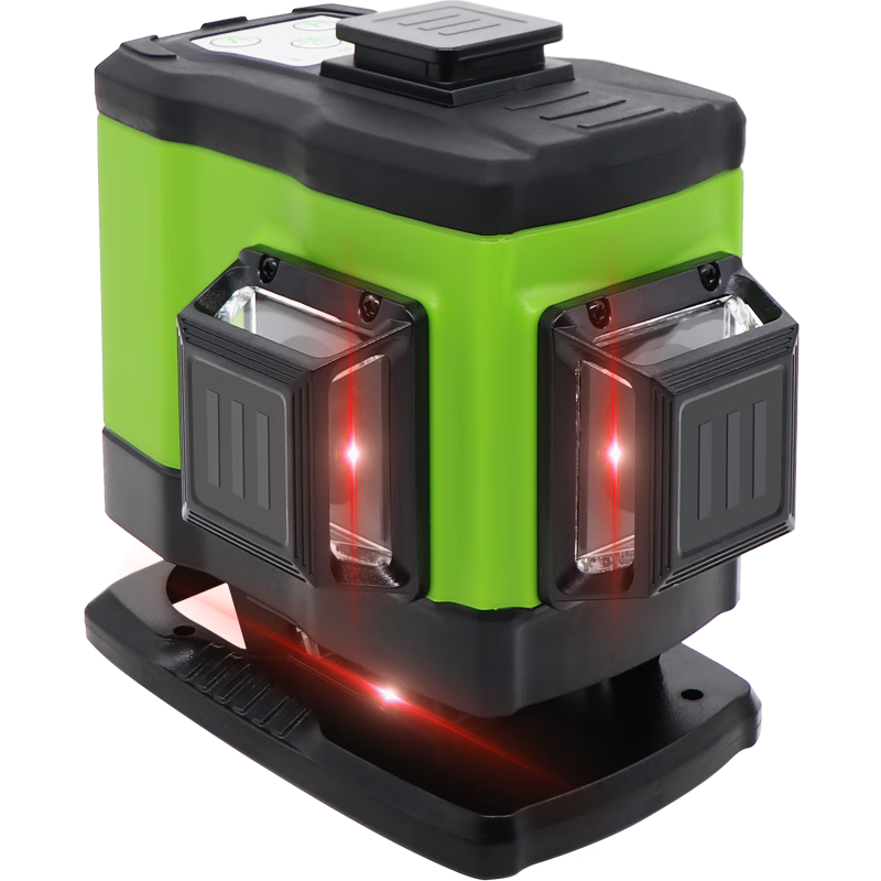 DOVOH infrared level high-precision strong light laser 12 lines wall-building artifact automatic leveling indoor and outdoor special AF3 red light series standard package