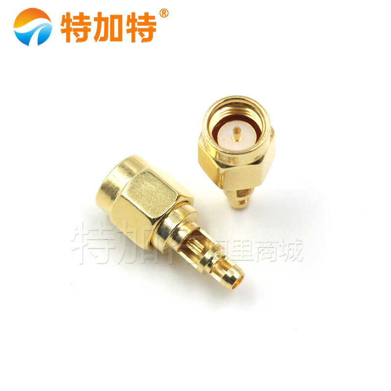 Tejat SMA-J-0.9-1.0 with double windows, open internal screws and inner needles without wires, RF1.13 cable, all-copper connector SMA-J-1.0 with double windows, open internal screws, internal needles without wires 1