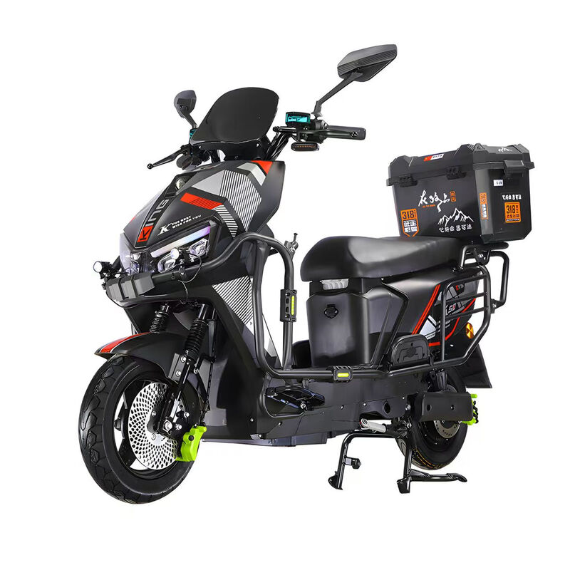 Blue Sky Mare Leopard Takeaway Electric Car Black Knight Electric Car 72 High Speed Battery Swap Long Distance Running King Pedal Battery Car Fishing Top Equipped with 72V40A Lithium Battery + Charge Boost 48