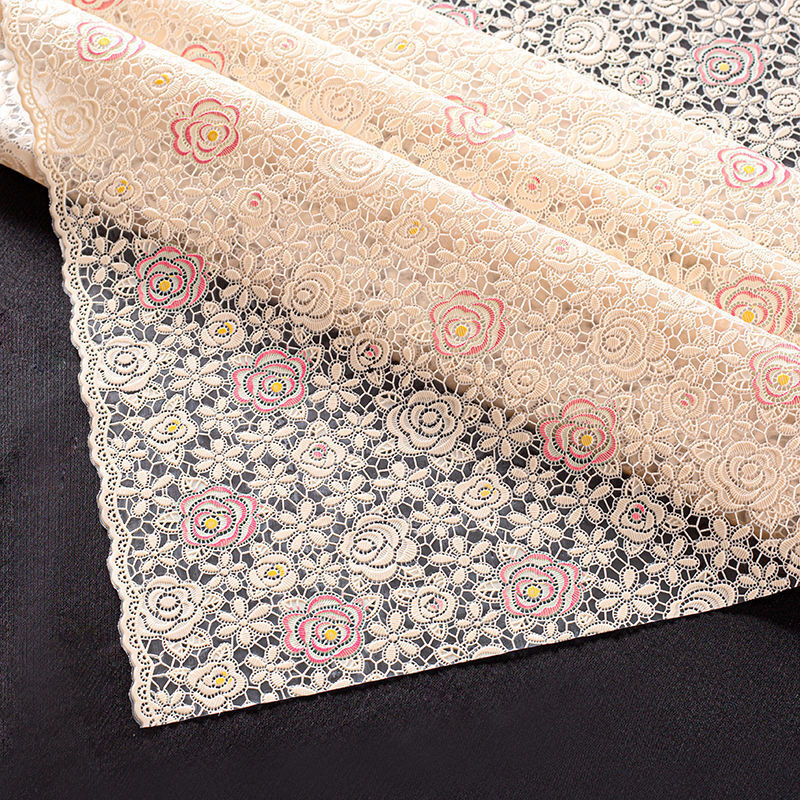 An Junsheng PVC tablecloth waterproof, anti-scald and anti-oil, no-wash table mat, rectangular plastic rubber coffee table mat, living room tablecloth for home use 005-beige 100x138cm (suitable for small dining table)