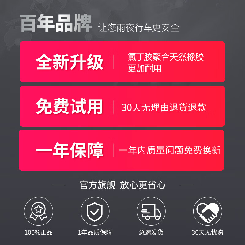 DuPont wiper blade silent boneless wiper blade Changan 20-25 CS75 PLUS matched car accessories