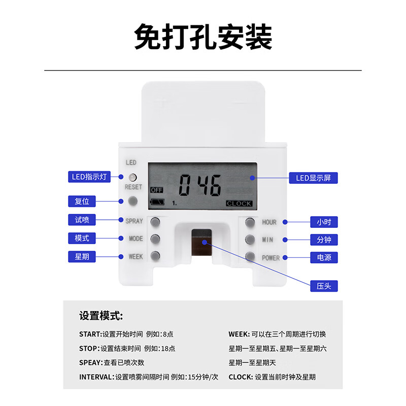 SVAVO scheduled automatic fragrance spraying machine toilet deodorizing machine bathroom air freshening fragrance diffuser indoor fragrance machine JY-545D