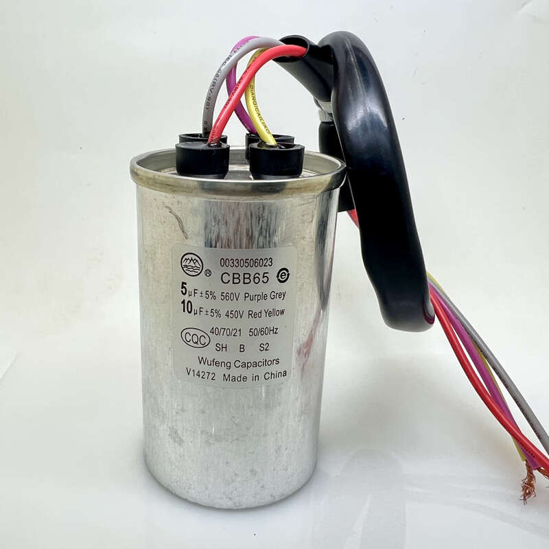 New Haier washing machine capacitor CBB65A-14+12UF5UF+10UF5+15UF new 5+10UF round