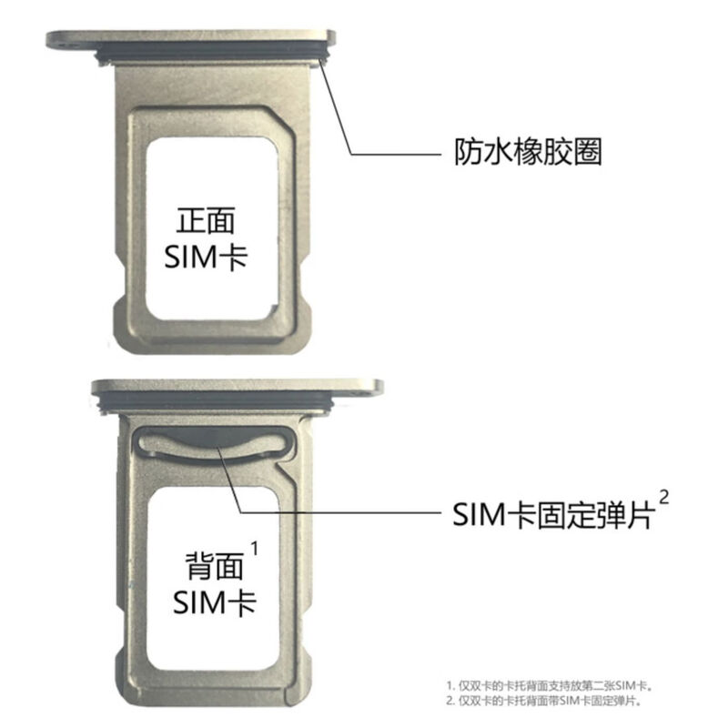 Suitable for Apple 13 card tray iPhone 14pro card tray original 15pm card slot 12 card tray insert card 11 dual card max Apple 13 dual card original card tray white