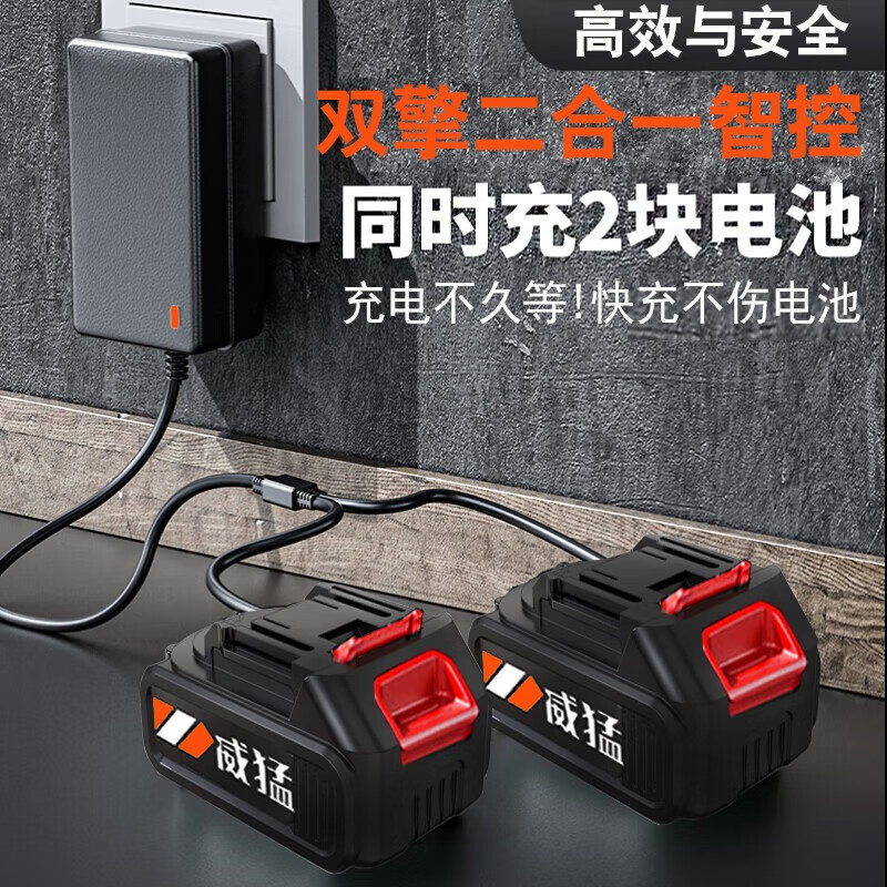 Powerful electric scissors for cutting branches, lithium battery garden scissors, pruning shears for fruit trees, heavy cutting opening 5.5CM, two batteries and one charge