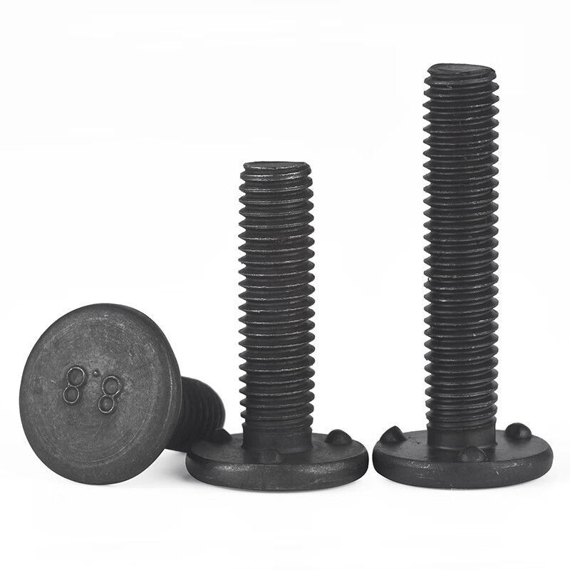 JINGGONG grade 8.8 welding bolts lower three point welding screws Q198 steam standard projection welding bolts M5/6/8/10 M6*30 (50 pcs)