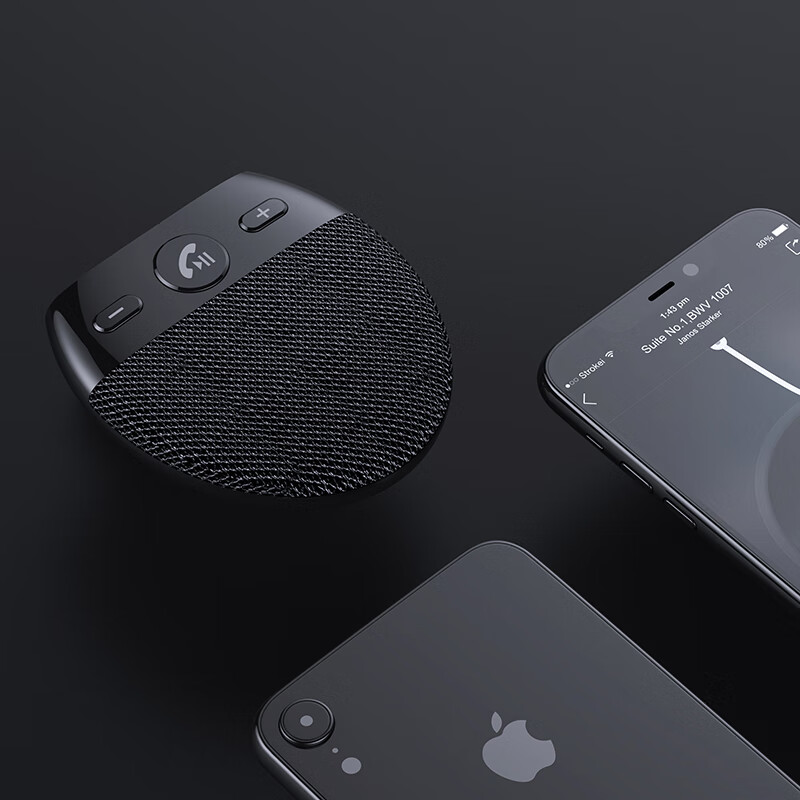 Car Bluetooth Hands-Free Phone Sun Visor Car Wireless Phone Hands-Free Car Bluetooth Phone English+Japanese