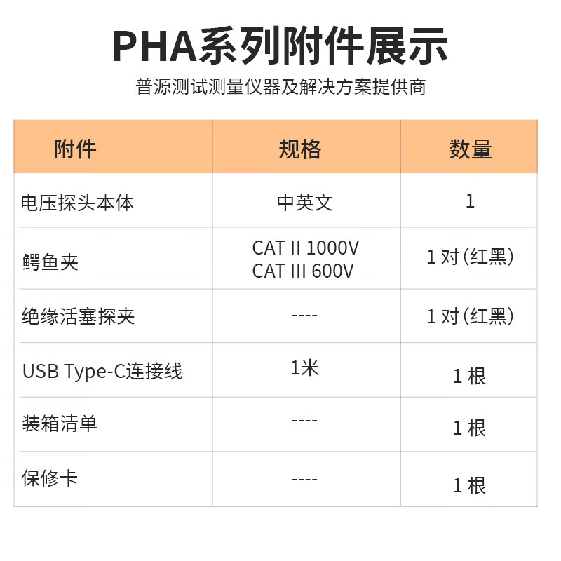RIGOL Puyuan oscilloscope high-voltage differential probe RP1100D/RP1025D/RP1050D high-voltage differential probe RP1100D (6.5kV 100MHz)