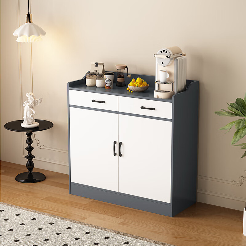 Olin European style sideboard living room side cabinet storage cabinet simple storage cabinet tea cabinet household small wine cabinet wall-mounted integrated storage cabinet