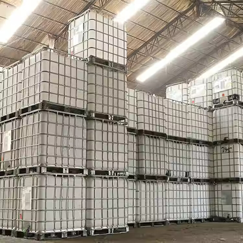 Ton barrel new thickened plastic square barrel 1000L 1 ton ibc container barrel 500 liter chemical barrel water storage barrel diesel barrel new 1000L white (thickened version)