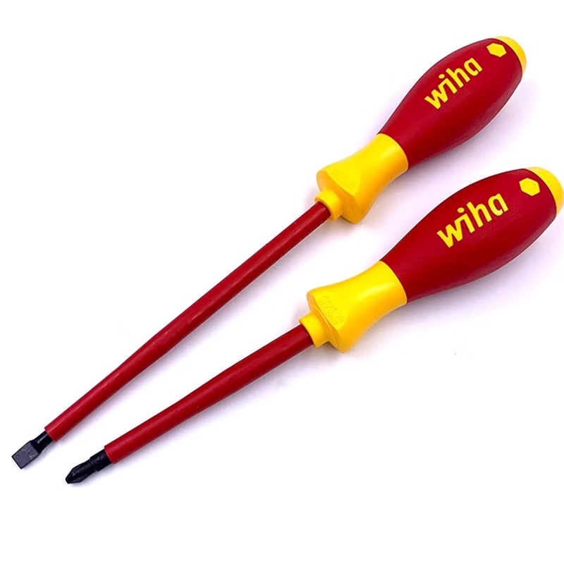 Weihan Weihan German craftsmanship imported AGR certified electrician insulated screwdriver one word cross rice word electrician tool 3mm cross PH0x60mm 00846