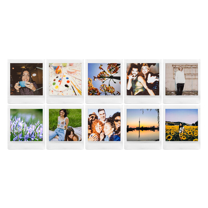 INSTAX Fuji instax Polaroid Square Photo Paper White Border Single Pack 10 sheets (Applicable to SQUARE series mobile phone mobile phone photo printer SP-3)