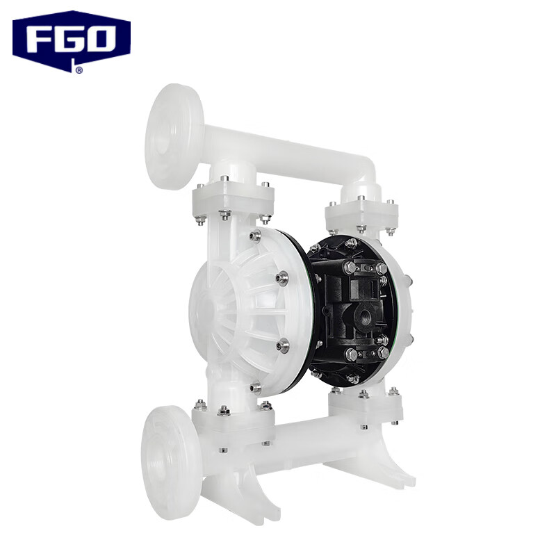 FGO pneumatic diaphragm pump high performance engineering plastic F46 flange model DN40 flow rate 10m3/h EGQBY-40SFF