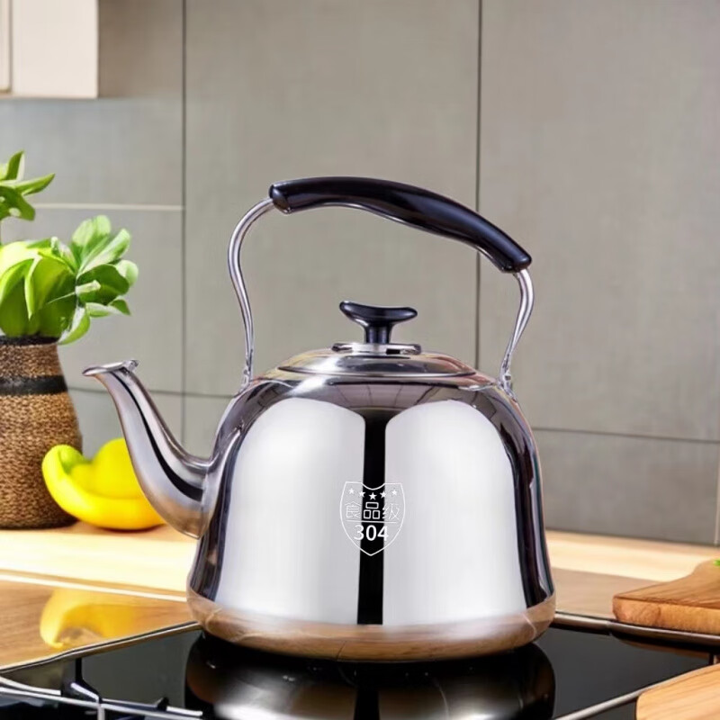Kettle gas extra thick 304 stainless steel kettle gas induction cooker special household thickened 304 sound kettle can hold 8 pounds of water 5L 4L (inclusive)-6L (inclusive)