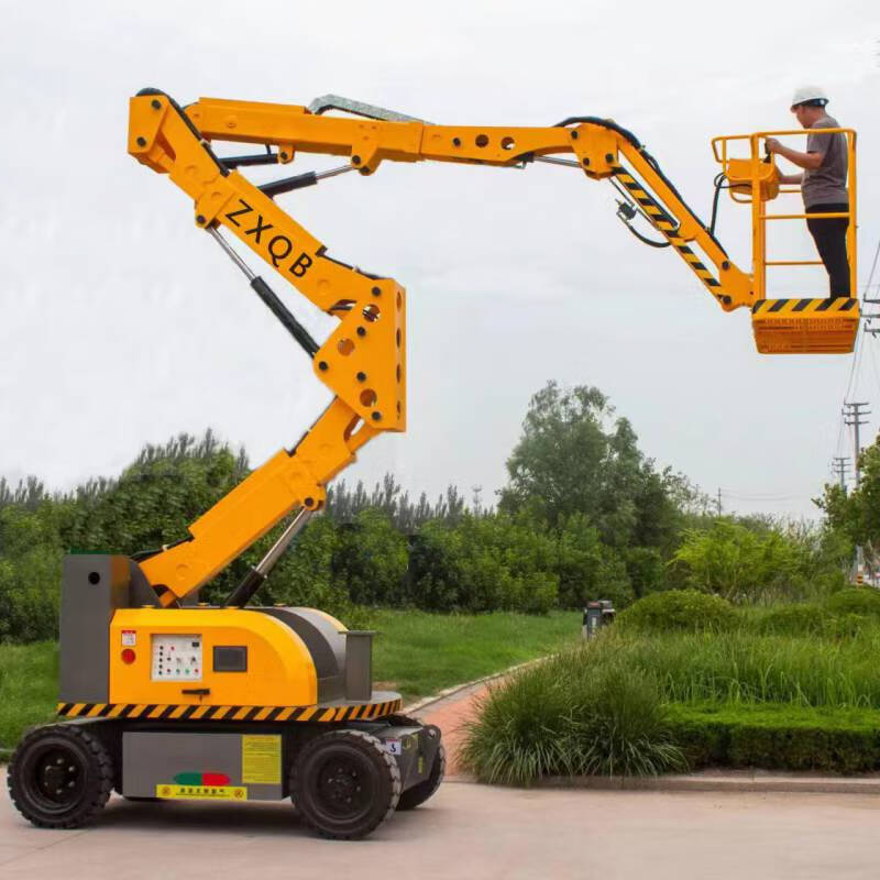 Ni Zhier fully self-propelled telescopic boom lift diesel electric aerial vehicle 18 meters factory maintenance aerial work 12 meters deposit