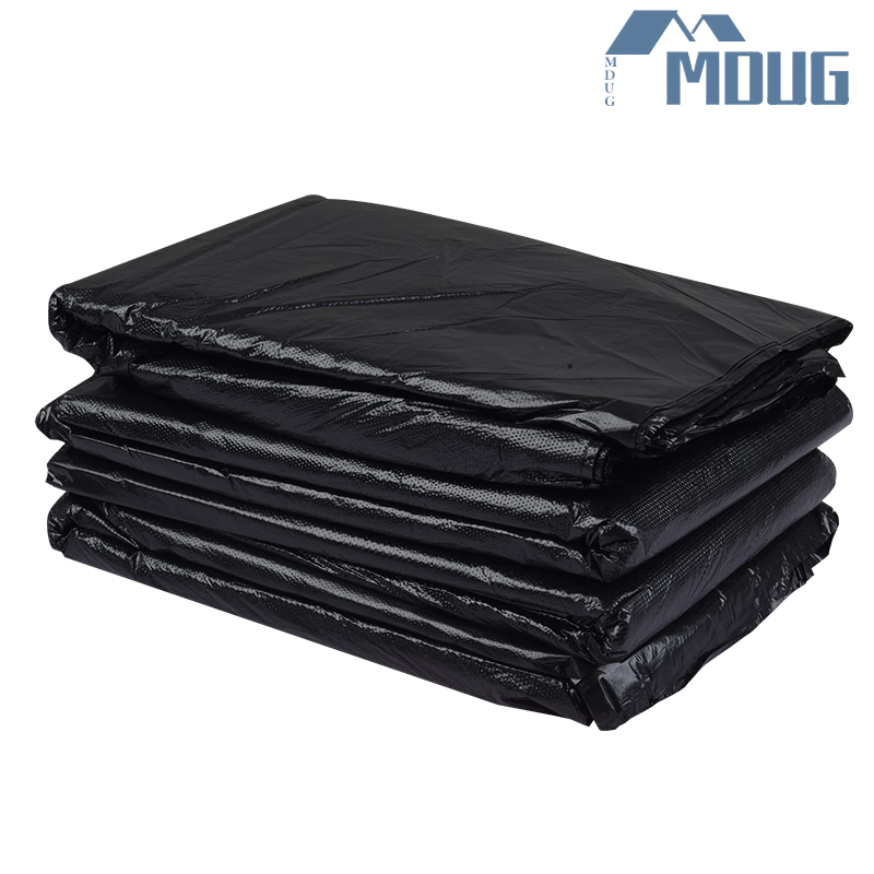 Large garbage bag large commercial thickened black plastic catering kitchen sanitation property hotel 60 extra large 80 extra large 60 80cm 3.5 wire 100 pieces gift 30 bags thickened