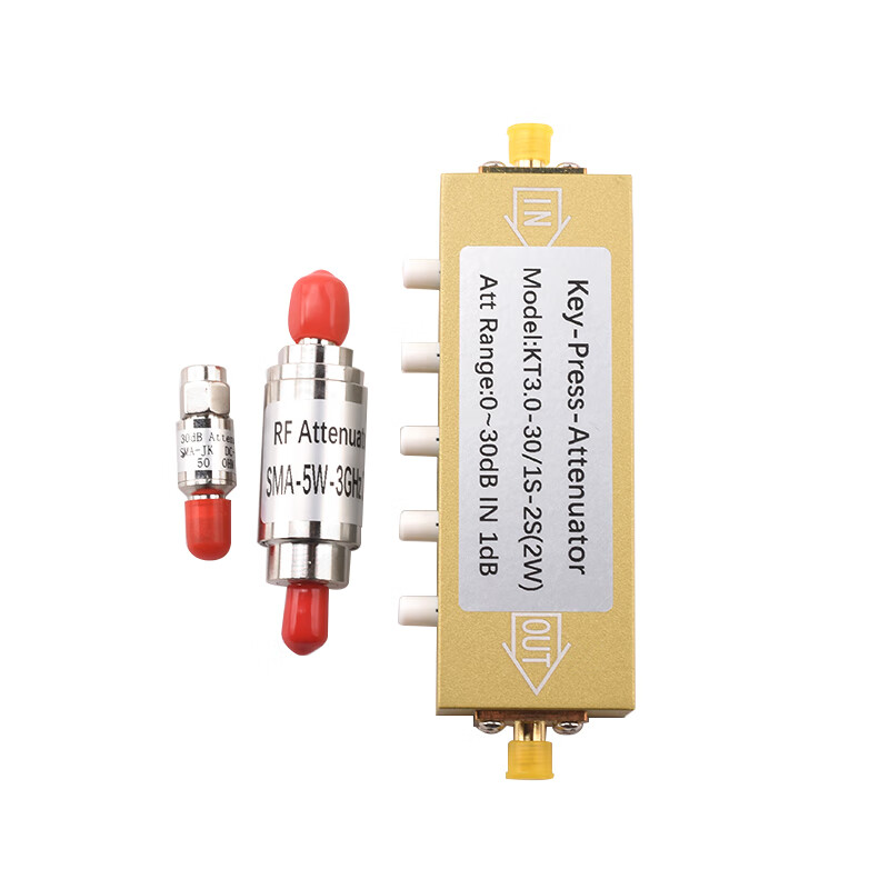 2W/5W coaxial fixed RF signal adjustable high power attenuator SMA type 10/30-90DB 0-6G 2w20dB (6G)