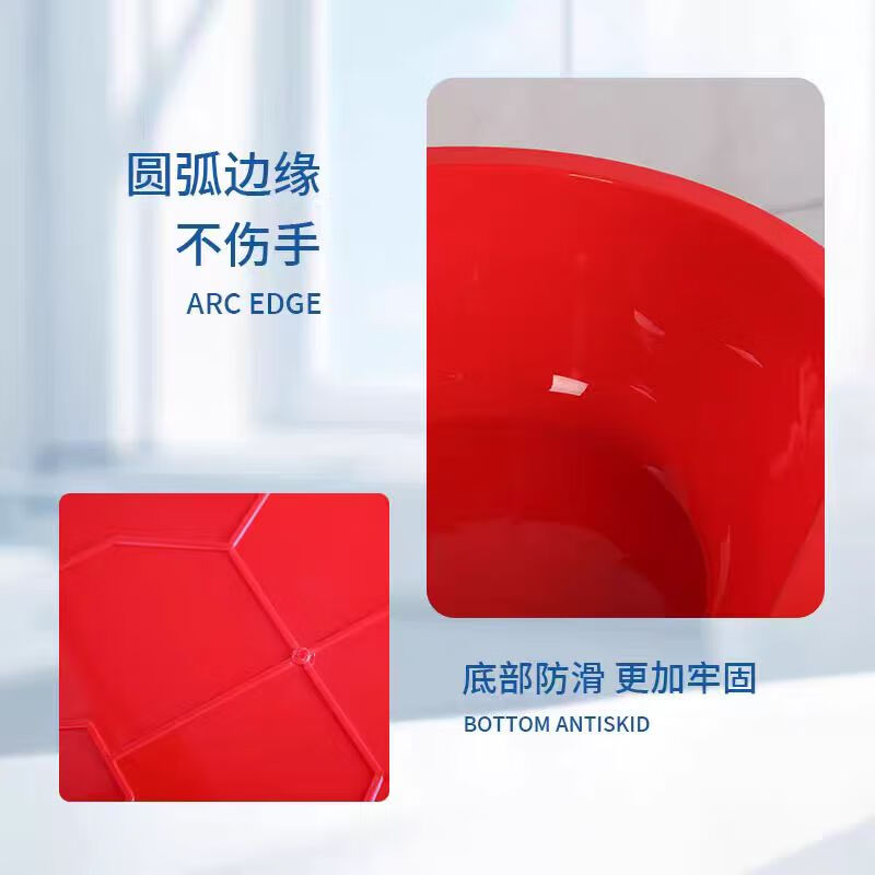 Bath basin adult household extra large children's thickened plastic water tank oval lobster basin aquaculture big red basin 100 low pressure long basin red