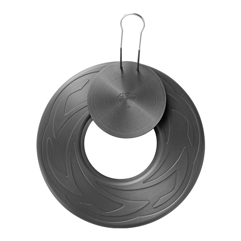 ASD (ASD) heat conduction plate, pot protection heat conduction pad, defrosting gas stove heat transfer sheet, fire insulation heating plate, anti-pot bottom burning black heat conduction sheet, upgraded version 26CM removable heat conduction plate