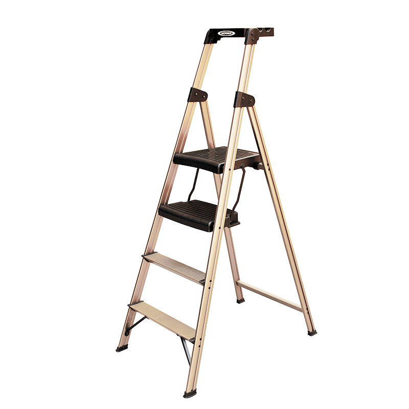Werner ladder herringbone ladder aluminum alloy four-step folding ladder 1.6 meters with tool drag 234T-3CN