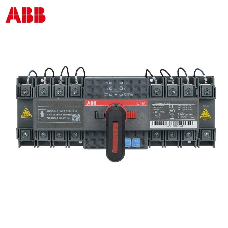 ABB dual power switch OTM series compact series automatic transfer switch OTM32F4C20D380C Mains-Main 4P32
