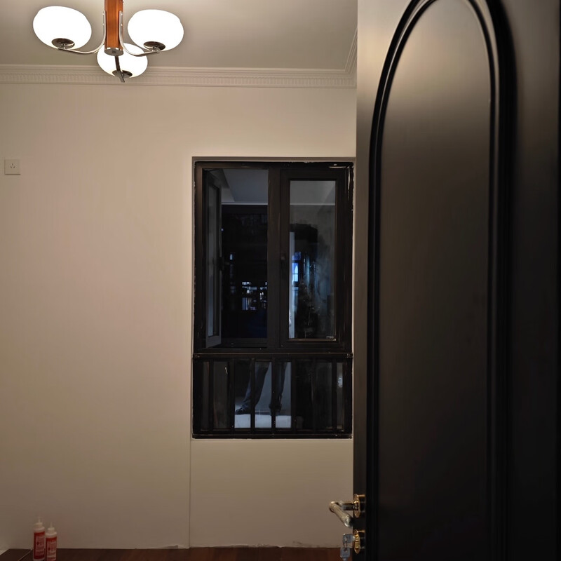 Chongqing Chunye Wooden Door Shop solid wood painted arc single-layer buckle bedroom door light luxury silent environmental protection solid wood composite paint