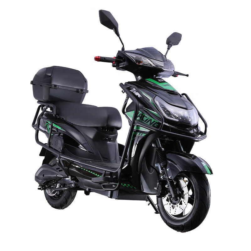 The new model Bumblebee 72V high-speed electric motorcycle, high power 3000W hill climbing king long-distance running 150 kilometers endurance electric motorcycle 90-yard Bumblebee + Transit motor + 72V35A lead-acid