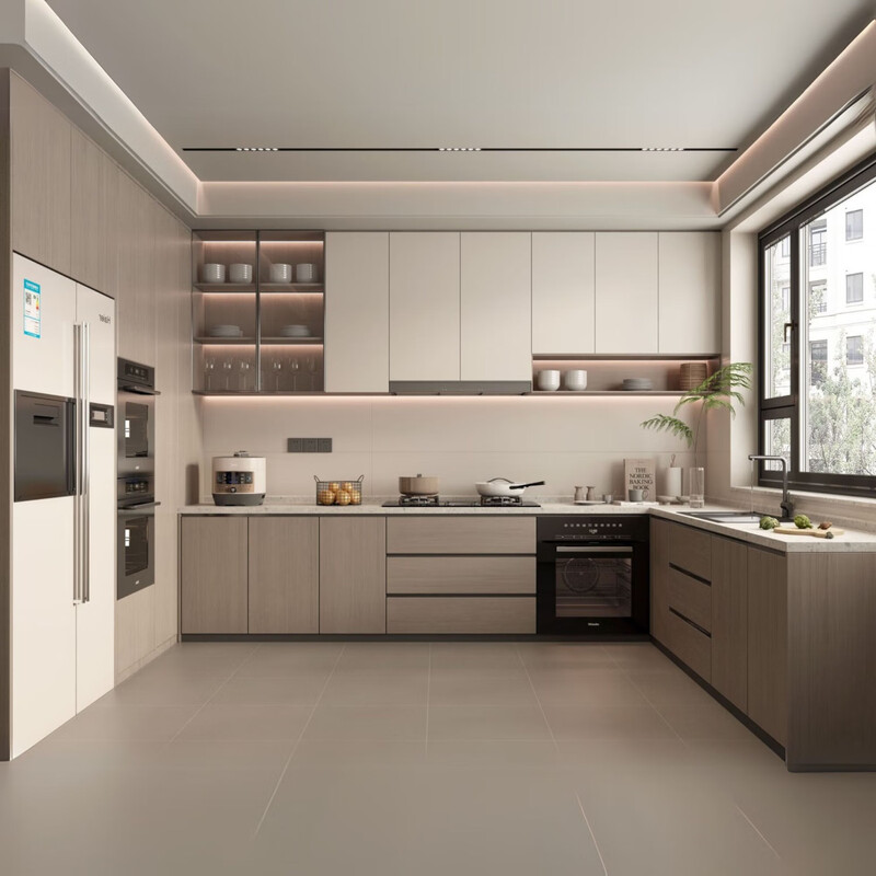 Dole Steel Rhyme Series Modern Simple Style Customized Stainless Steel Cabinets