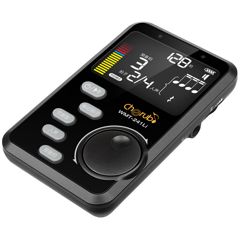 CHERUB little angel electronic metronome piano guitar violin electric blowpipe drum erhu rhythm tuner WMT-241LI black charging model
