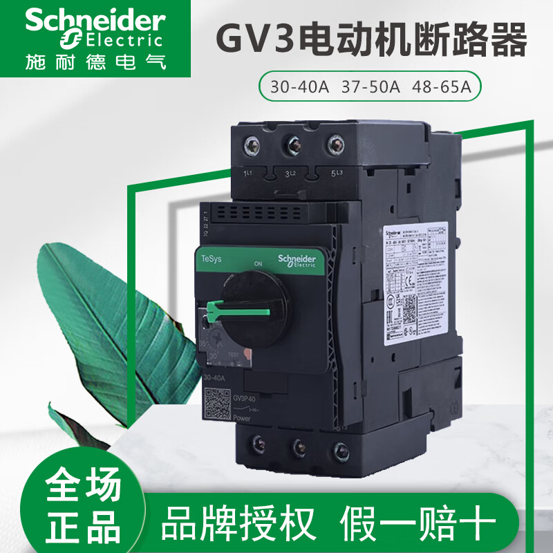 Schneider Electric Schneider GV3P40 GV3P50 GV3P65 GV3P73 GV3P80 motor circuit breaker GV3P403040A