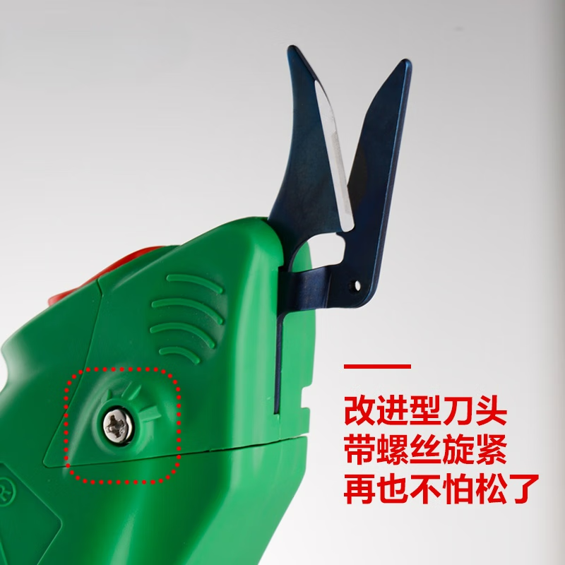 Seasoon speed drill WBT-2 electric scissors for cutting cloth, electric scissors for trimming cloth, leather and fiberglass... Single charger, two knives and one battery