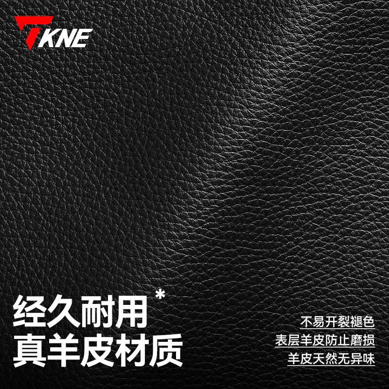 TKNE summer motorcycle gloves men's anti-fall breathable sheepskin retro KP10/black summer style-hole S