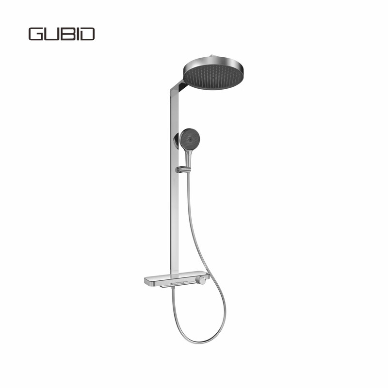 GUBID three-function surface-mounted shower head, refined copper body, matching bathroom toilet shower set GD9389-Yaoshiyin