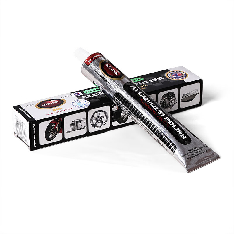 AUTOSOL aluminum metal polishing paste imported from Germany metal polishing rust remover aluminum alloy decontamination cleaning and renovation agent 75ml*1