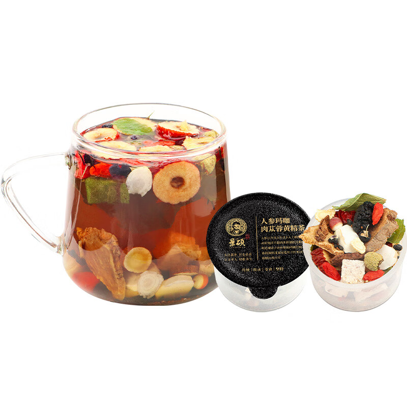 Jingshuo Babao Tea, Cistanche deserticola, Cynomorium Cynomorium, Epimedium, kidney nourishing and impotence, wolfberry, mulberry, kidney nourishing tea, black wolfberry health tea 450g