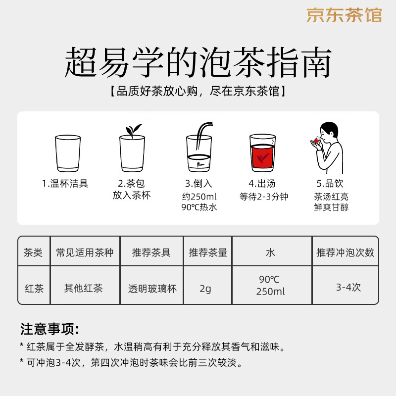 Lipton Black Tea Rich Earl Huangshan Other Black Tea 1.5g*25 Tea Bags Boxed Tea Office Afternoon Tea