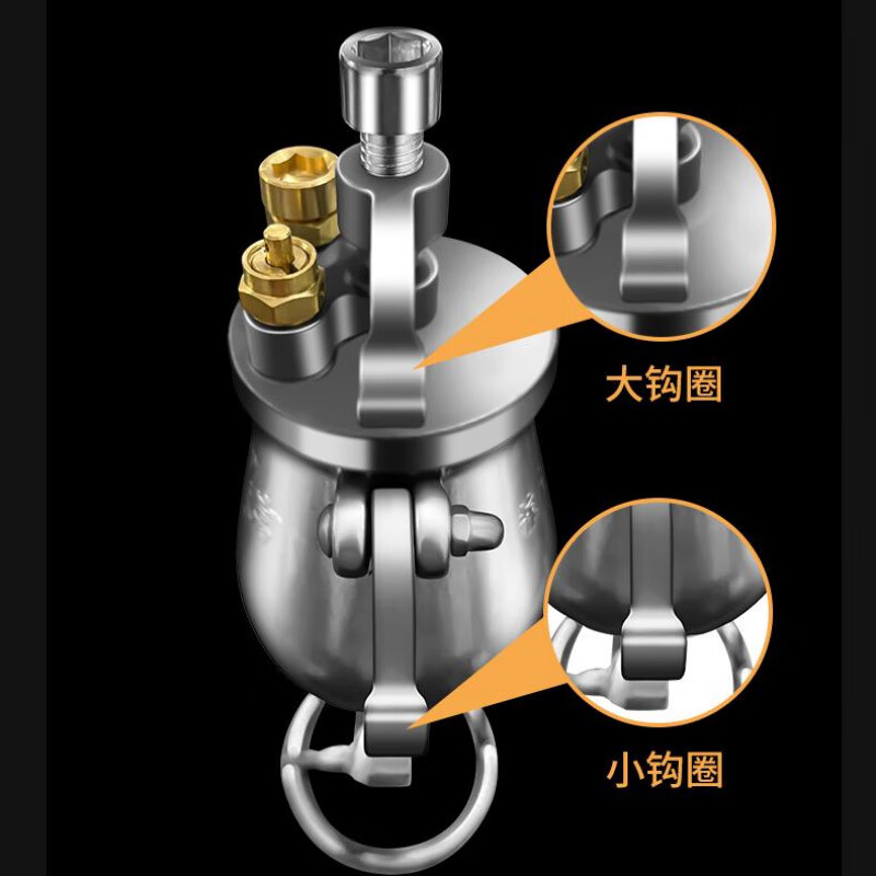 Old-fashioned traditional popcorn machine household small mini machine Internet celebrity grain amplifier hand crank 304 food grade All the above series are equipped with double valves and safety bolts
