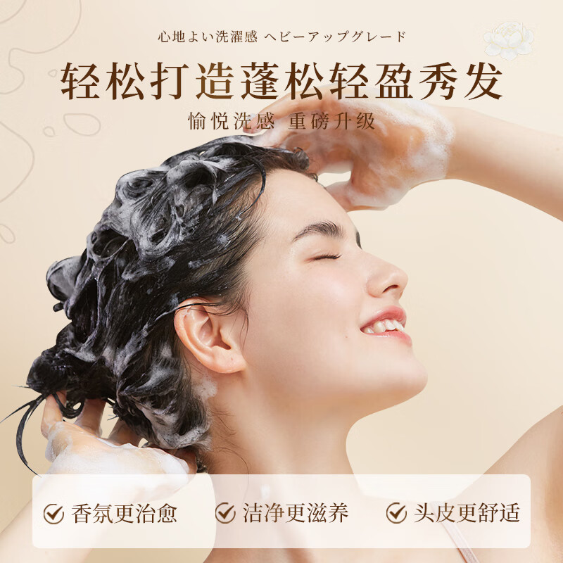 SEEDONVEUR White Tea Cold Fragrance Shampoo + Shower Gel for Men and Women Long-lasting Fragrance Oil Control Anti-Dandruff Moisturizing Care Set 1000ml