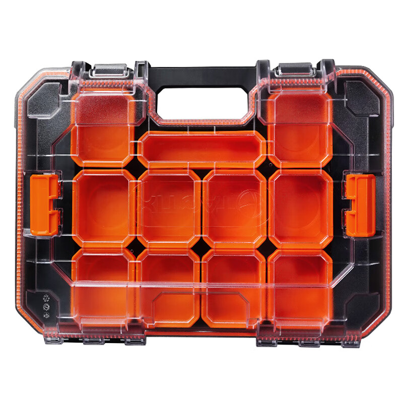 Tactix transparent parts box 2.0 stacking tool box accessories industrial hardware screw storage box 320413