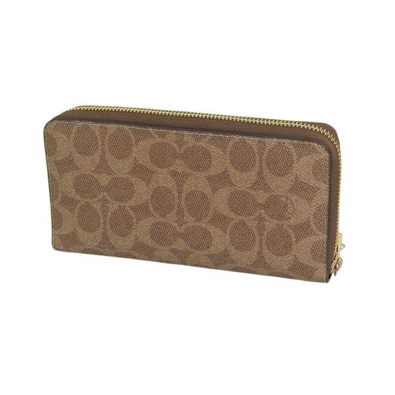 COACH Women's Long Wallet CW778IMXHE Classic Clutch Direct Shipping from Japan TAN BROWN