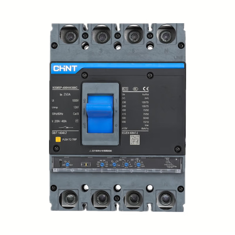 Chint molded case circuit breaker 3P NXMS160A 250A 400A 630A 1000A 125 NXMS630S/3300500A