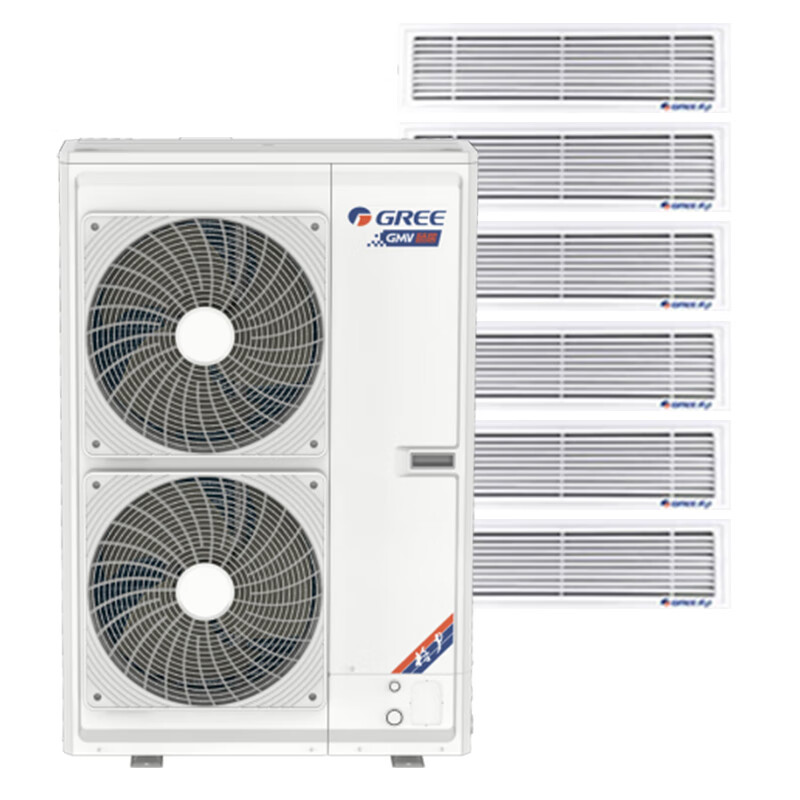 Gree central air conditioner, one to four, one to three, one to two duct machines, new national standard first-level energy efficiency, household multi-split frequency conversion heating and cooling embedded card machine, Yiju GMV-7 HP, first-level energy efficiency, one to six, installation included