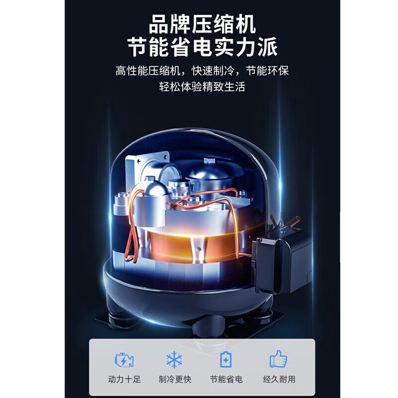 Oaks ultra-low temperature freezer -40 degrees large capacity household commercial freezer freezer seafood deep-cooling quick-freezing freezer -40 C ultra-low temperature 256L can store 520 kilograms of meat