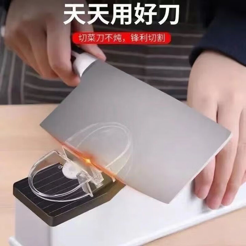 Knife sharpener, fast electric knife sharpener, fully automatic German scissor whetstone, household knife sharpener USB plug, top equipped with 1000 rpm super high horsepower + multi-purpose knife and scissors + 15 grinding discs