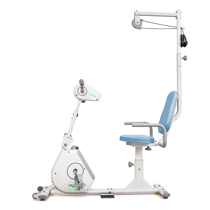 Jason (LEDONG) horizontal exercise bike electric rehabilitation training bicycle upper and lower limb active and passive training fitness equipment R17pro self-installed electric model + left foot protective gear