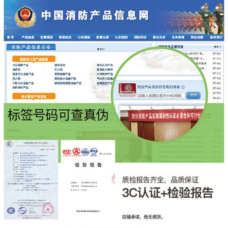 Water-based fire extinguisher 6l fire certification green environmentally friendly water mist fire extinguisher 950ML vehicle-mounted 2L 3L commercial household national standard 3L (valid for 6 years)