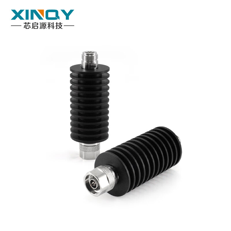 XINQY Xinqiyuan N type RF coaxial attenuator DC-18G 30W RF signal attenuation 1-40dB high power DC-18G power 30W attenuation value 1dB